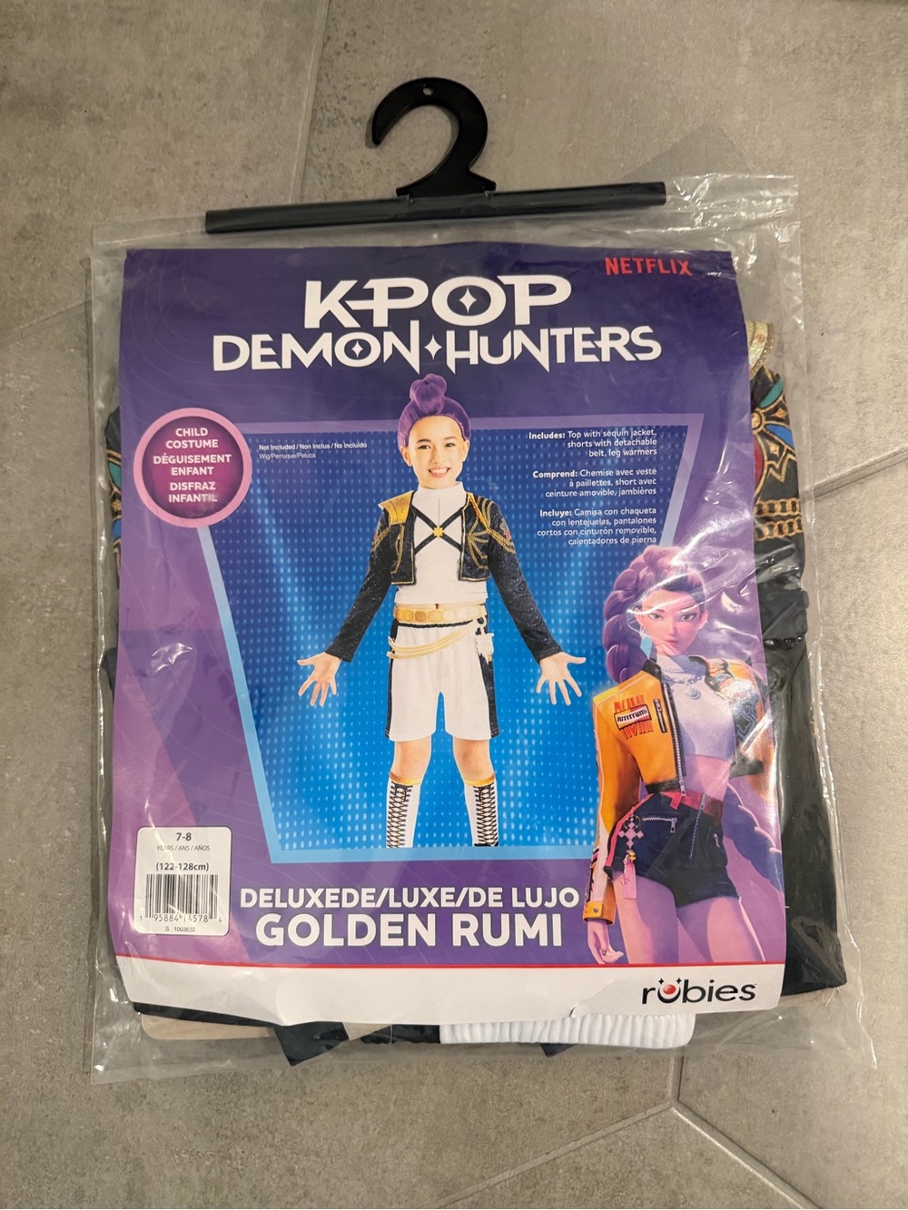 NWT Deluxe Rumi K-POP Demon Hunters Costume - size 7/8